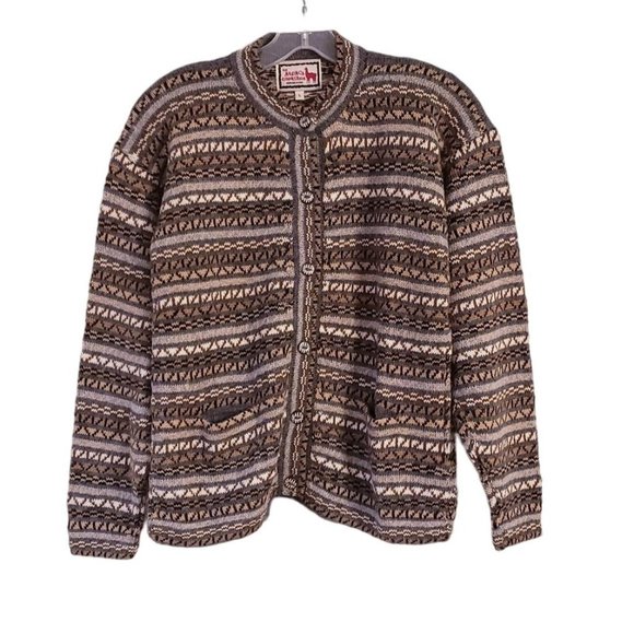 Vintage Patterned Women's Sweater - Picture 1 of 13